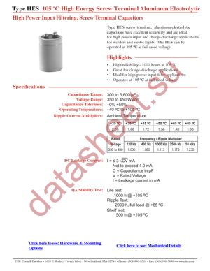 HES242G450W5C datasheet  